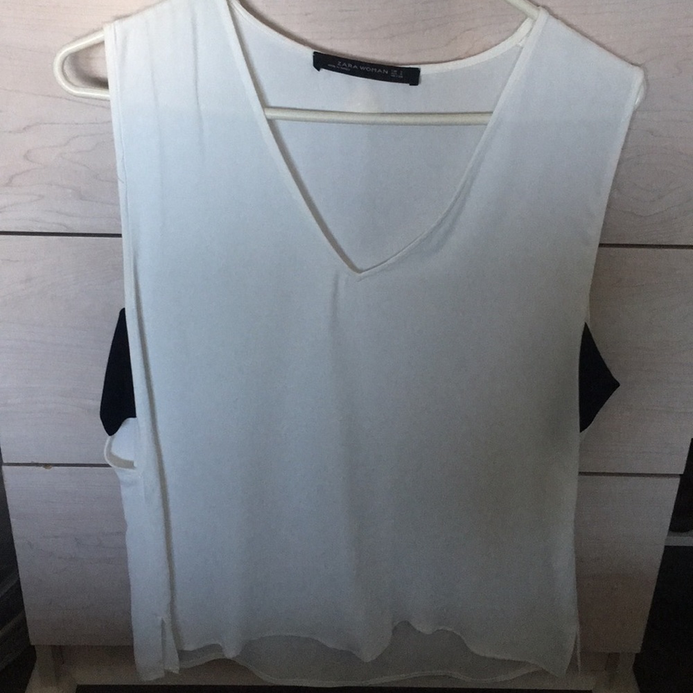 Zara short sleeve blouse